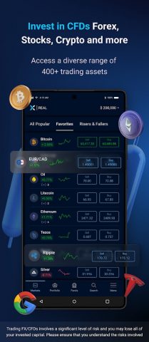 Xtrade — Online Trading для Android — скриншот 4