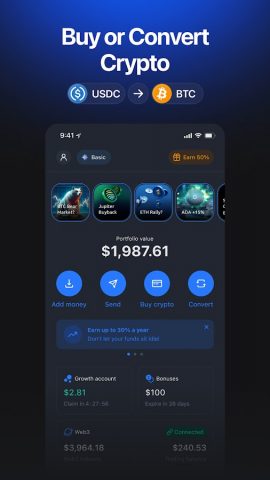 YouHodler: BTC & Crypto Wallet для Android — скриншот 2