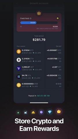 YouHodler: BTC & Crypto Wallet для Android — скриншот 4