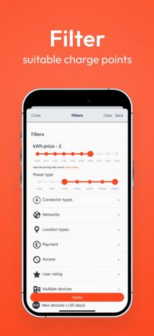 Zapmap: EV charging points map для iOS — скриншот 2