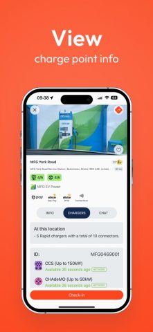 Zapmap: EV charging points map для iOS — скриншот 3