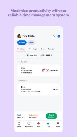 Zoho People — HR Management для Android — скриншот 3