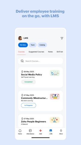 Zoho People — HR Management для Android — скриншот 5