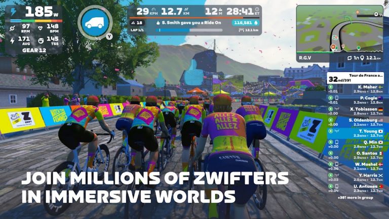 Zwift: Indoor Cycling Fitness для Android — скриншот 3