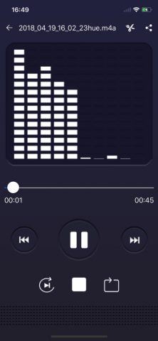 диктофон — запись рекорд голо для iOS — скриншот 4