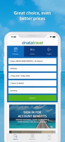 dnata Travel для iOS — скриншот 1
