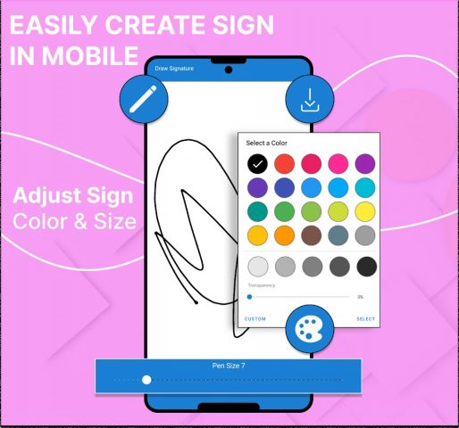 добавить подпись в документ для Android — скриншот 3