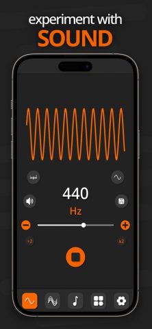 генератор частоты для iOS — скриншот 1