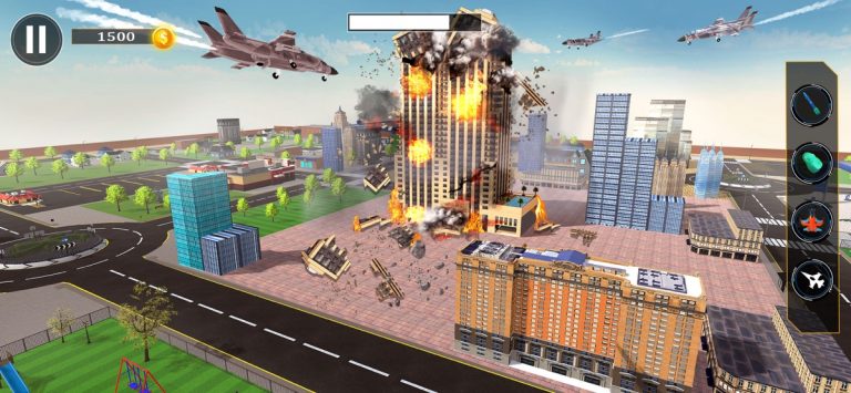 город разгромить Разрушение для iOS — скриншот 1