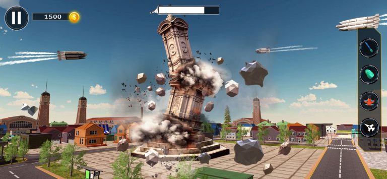 город разгромить Разрушение для iOS — скриншот 2