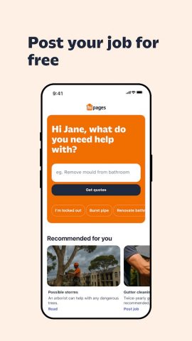 hipages — hire trusted tradies для Android — скриншот 2
