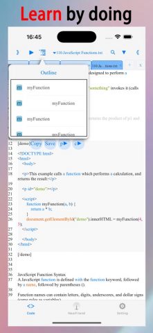 html+css+js-web designer,html5 для iOS — скриншот 1