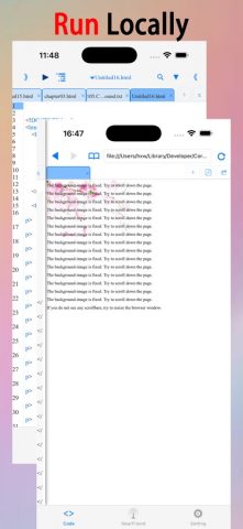 html+css+js-web designer,html5 для iOS — скриншот 3