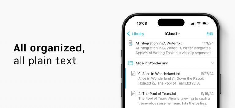 iA Writer для iOS — скриншот 5
