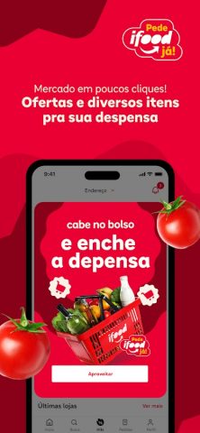 iFood comida e mercado em casa для Android — скриншот 3
