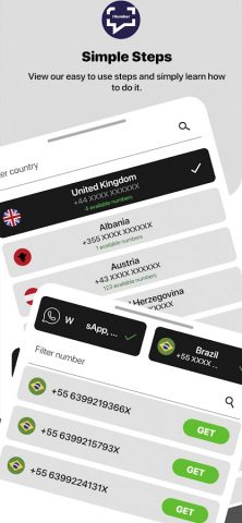 iNumber Виртуальный Номер SMS для Android — скриншот 2