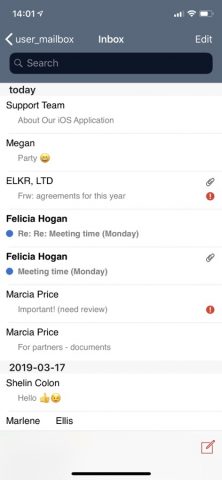 inbox.eu для iOS — скриншот 1