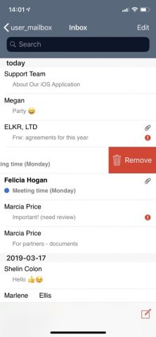 inbox.eu для iOS — скриншот 2