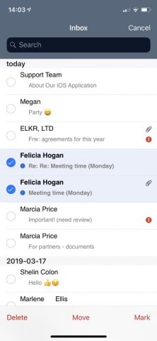 inbox.eu для iOS — скриншот 4