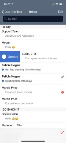 inbox.lv для iOS — скриншот 3
