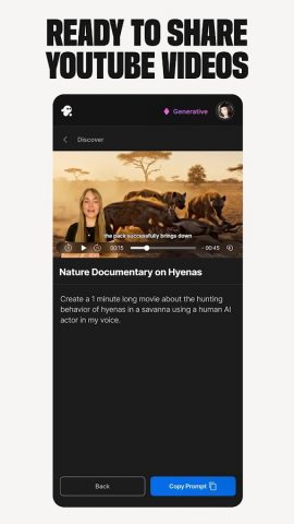 invideo AI: AI Video Generator для Android — скриншот 1