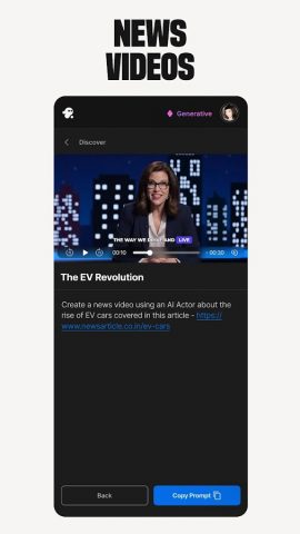 invideo AI: AI Video Generator для Android — скриншот 4
