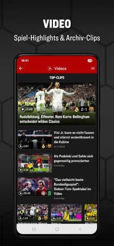 kicker Fußball News для Android — скриншот 4