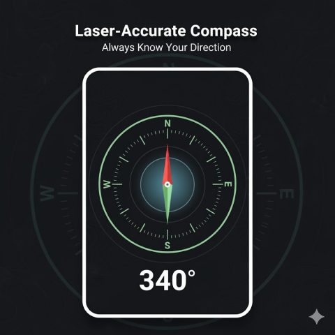 компас на русском языке для Android — скриншот 1