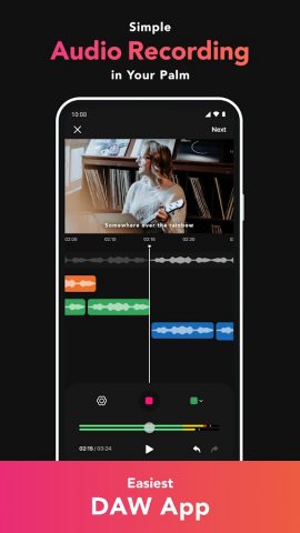 nana — music collaboration app для Android — скриншот 1