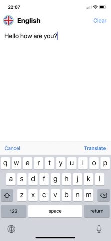 переводчик » для iOS — скриншот 5