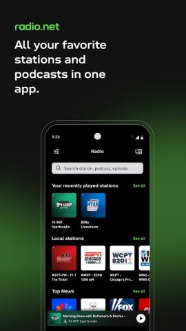 radio.net — AM FM Radio Tuner — скриншот 1