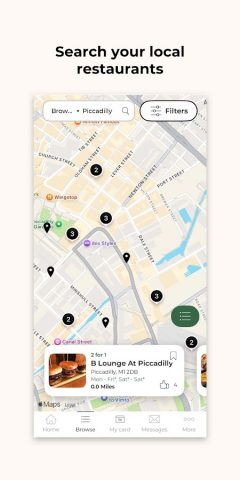 tastecard для Android — скриншот 3