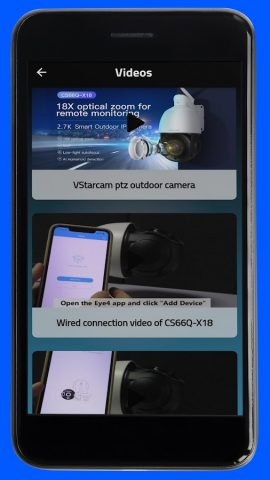 vstarcam camera guide для Android — скриншот 4