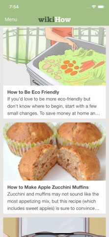 wikiHow для iOS — скриншот 1