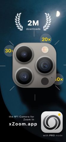 xZoom Cam — PRO Камера для iOS — скриншот 1