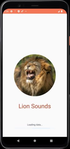звуки льва для Android — скриншот 1