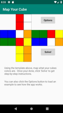 2×2 Pocket Cube Solver — скриншот 2