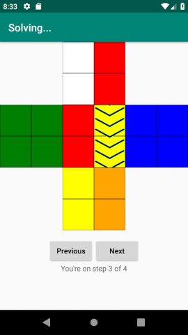2×2 Pocket Cube Solver — скриншот 5