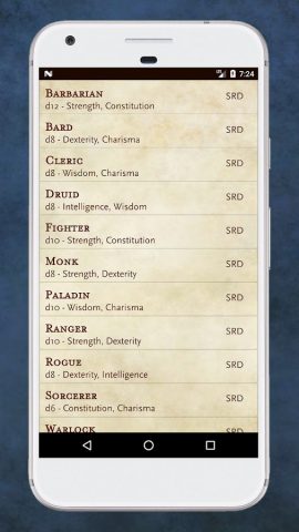 5e Character для Android — скриншот 2
