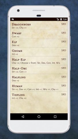 5e Character для Android — скриншот 3