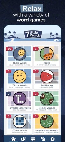 7 Little Words and More для iOS — скриншот 1