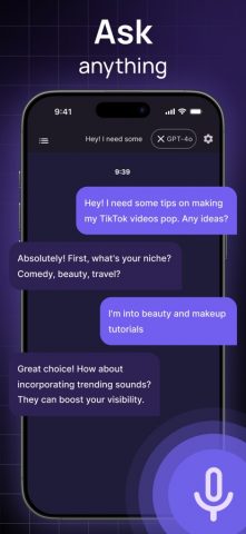 A.I. ЧАТ Voice Умный чат-бот для iOS — скриншот 2