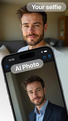 AI Headshot Generator для Android — скриншот 1
