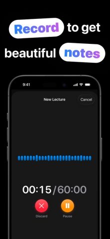 AI Конспектор: ЛекцияAI для iOS — скриншот 4