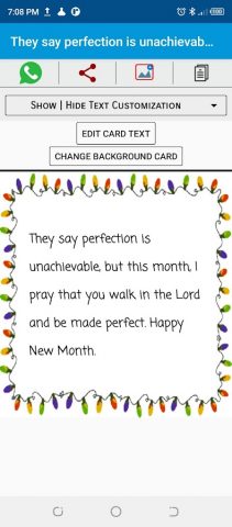 New Month Prayer Wishes для Android — скриншот 2