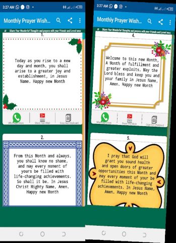 New Month Prayer Wishes для Android — скриншот 4