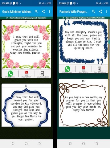 New Month Prayer Wishes для Android — скриншот 5