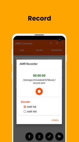 AMR to MP3 Converter для Android — скриншот 3