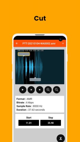 AMR to MP3 Converter для Android — скриншот 4