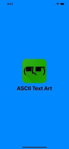 ASCII Text Art для iOS — скриншот 1